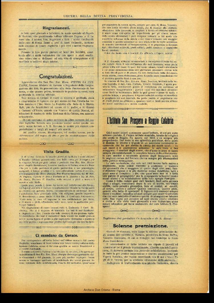 L'opera della Divina Provvidenza, 14, 02, 26-02-1915, pagina 3