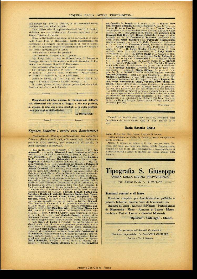 L'opera della Divina Provvidenza, 14, 02, 26-02-1915, pagina 4