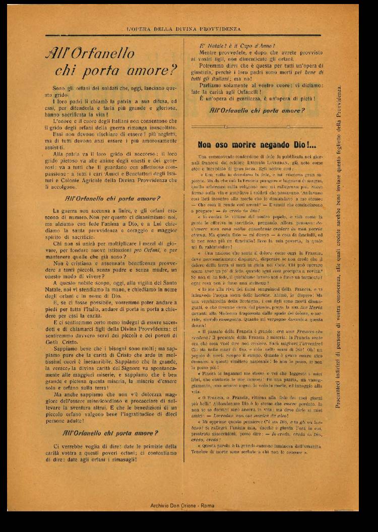 L'opera della Divina Provvidenza, 15, 01, 24-12-1916, pagina 2