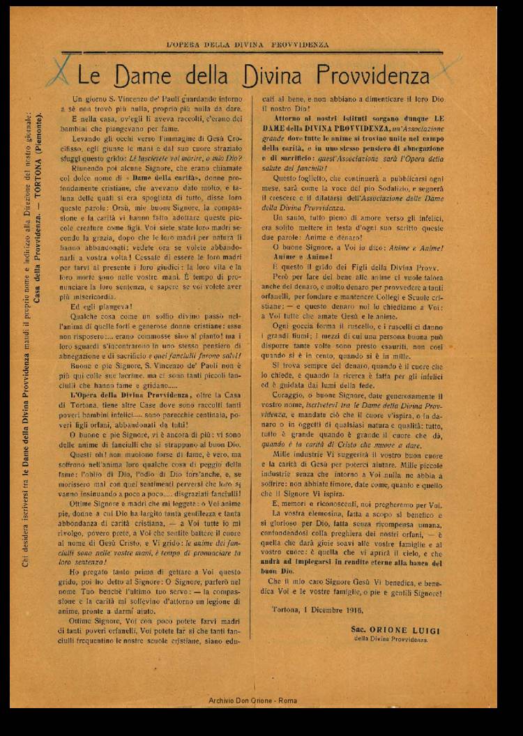 L'opera della Divina Provvidenza, 15, 01, 24-12-1916, pagina 3