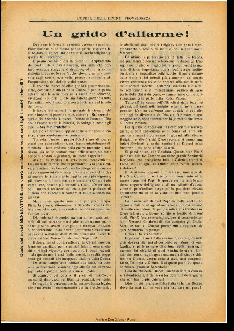 L'opera della Divina Provvidenza, 16, 03, 31-03-1917, pagina 2