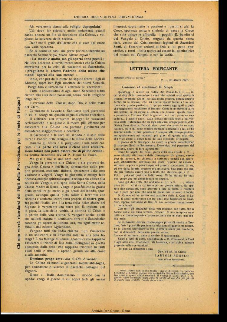L'opera della Divina Provvidenza, 16, 03, 31-03-1917, pagina 3