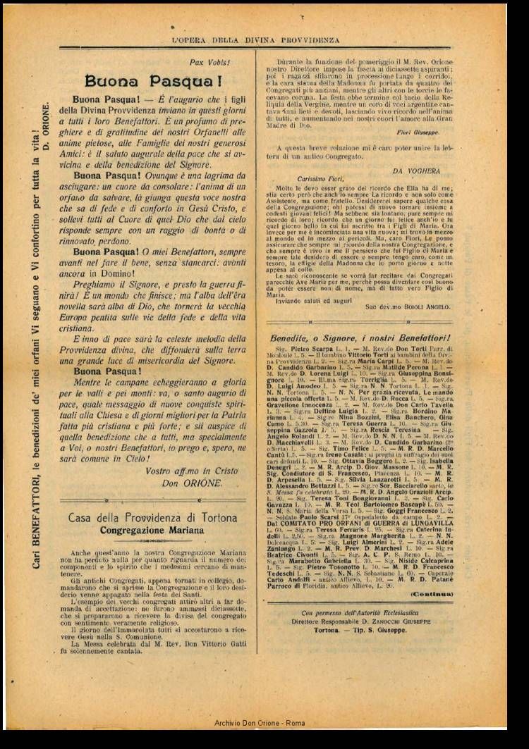 L'opera della Divina Provvidenza, 16, 03, 31-03-1917, pagina 4