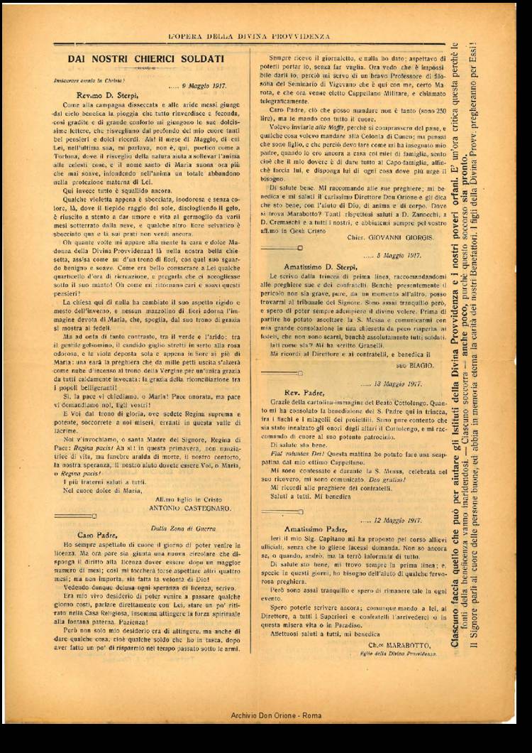 L'opera della Divina Provvidenza, 16, 05, 31-05-1917, pagina 3