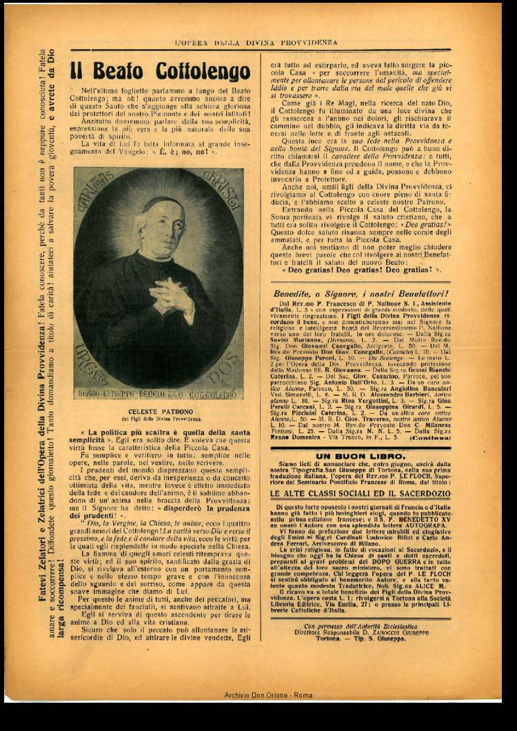 L'opera della Divina Provvidenza, 16, 05, 31-05-1917, pagina 4