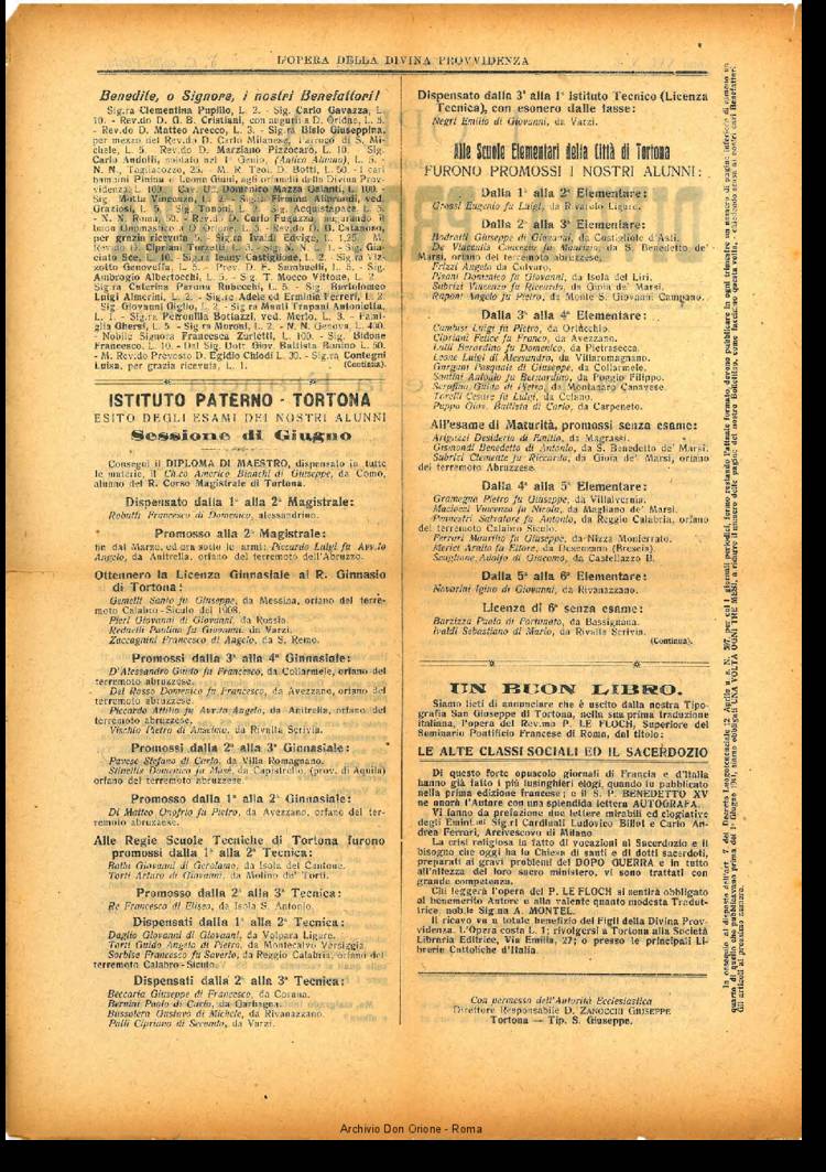 L'opera della Divina Provvidenza, 16, 06, 30-06-1917, pagina 2