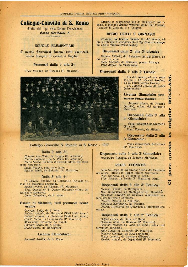 L'opera della Divina Provvidenza, 16, 07, 31-07-1917, pagina 3