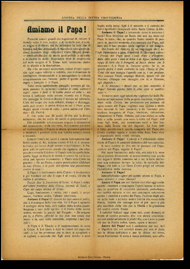 L'opera della Divina Provvidenza, 16, 09, 31-12-1917, pagina 2