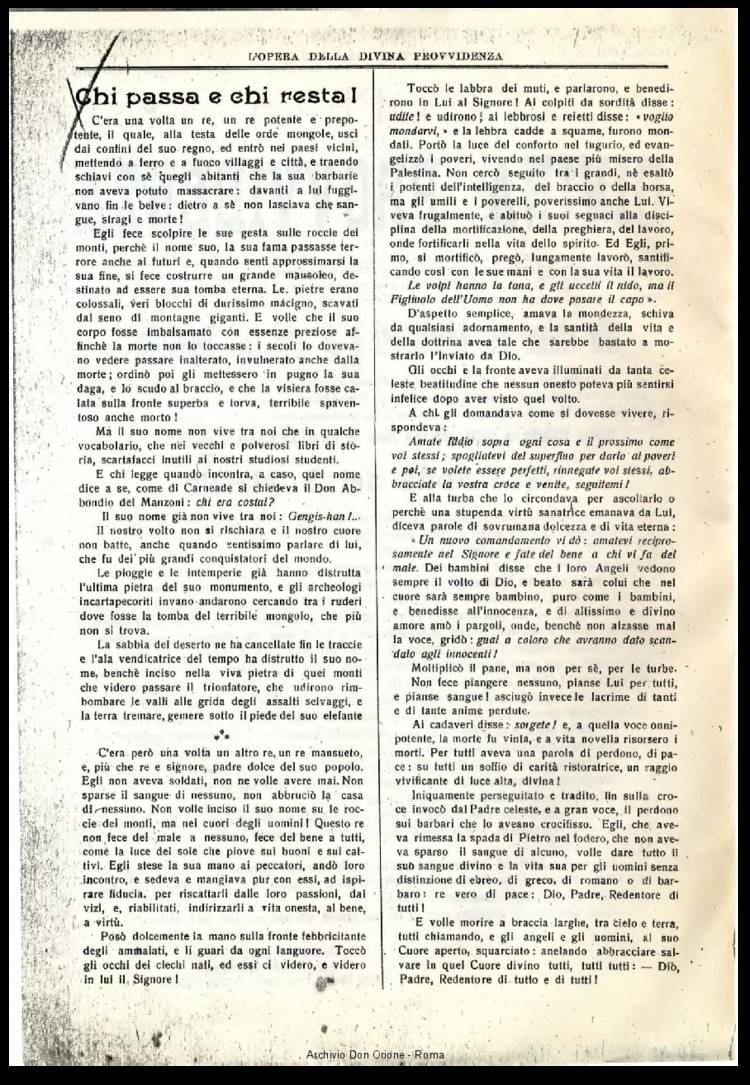 L'opera della Divina Provvidenza, 18, 01, 24-12-1920, pagina 2