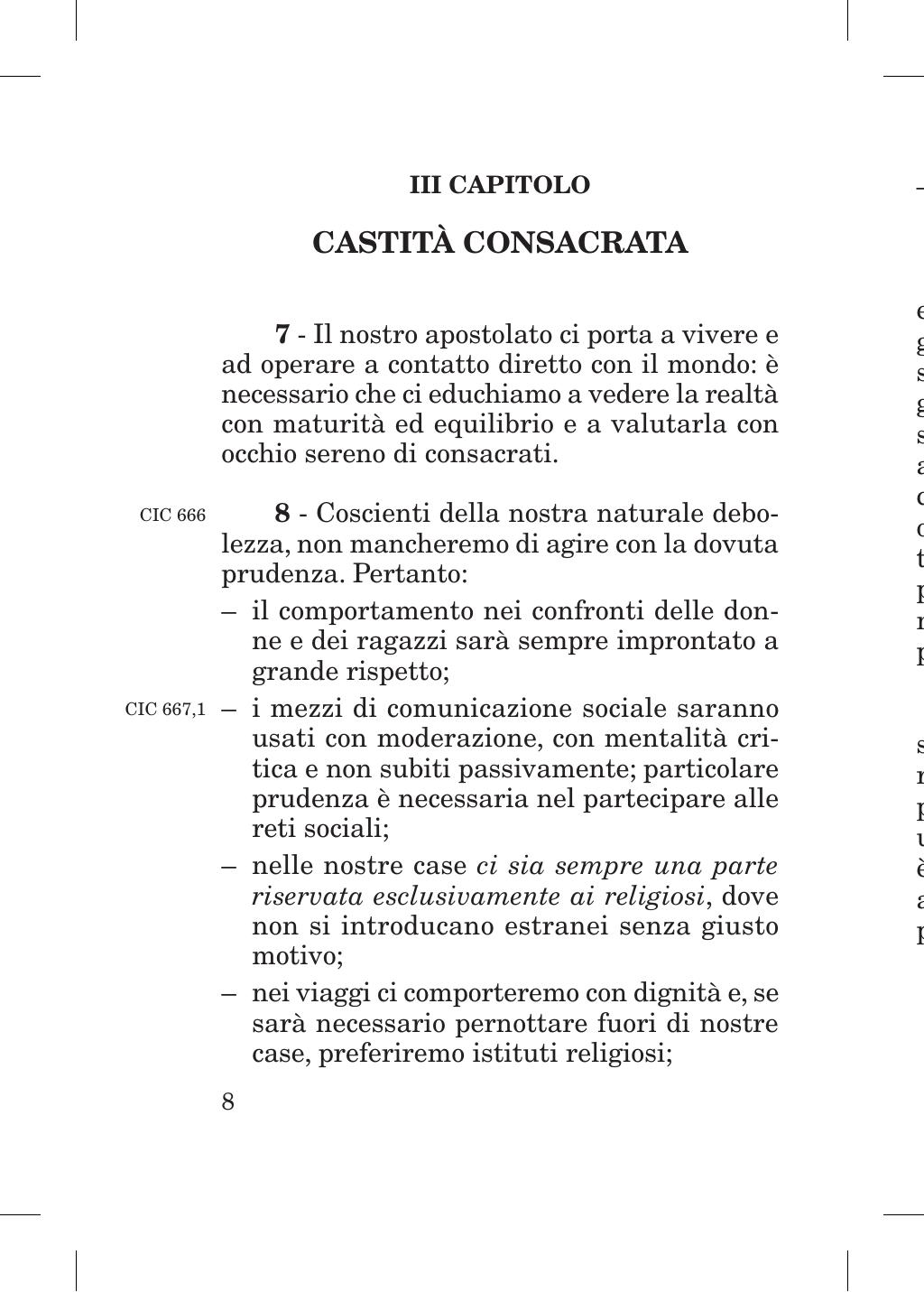 Piccola Opera della Divina Provvidenza, Norme dei figli della Divina Provvidenza (don Orione), Roma, 2018, pagina 8