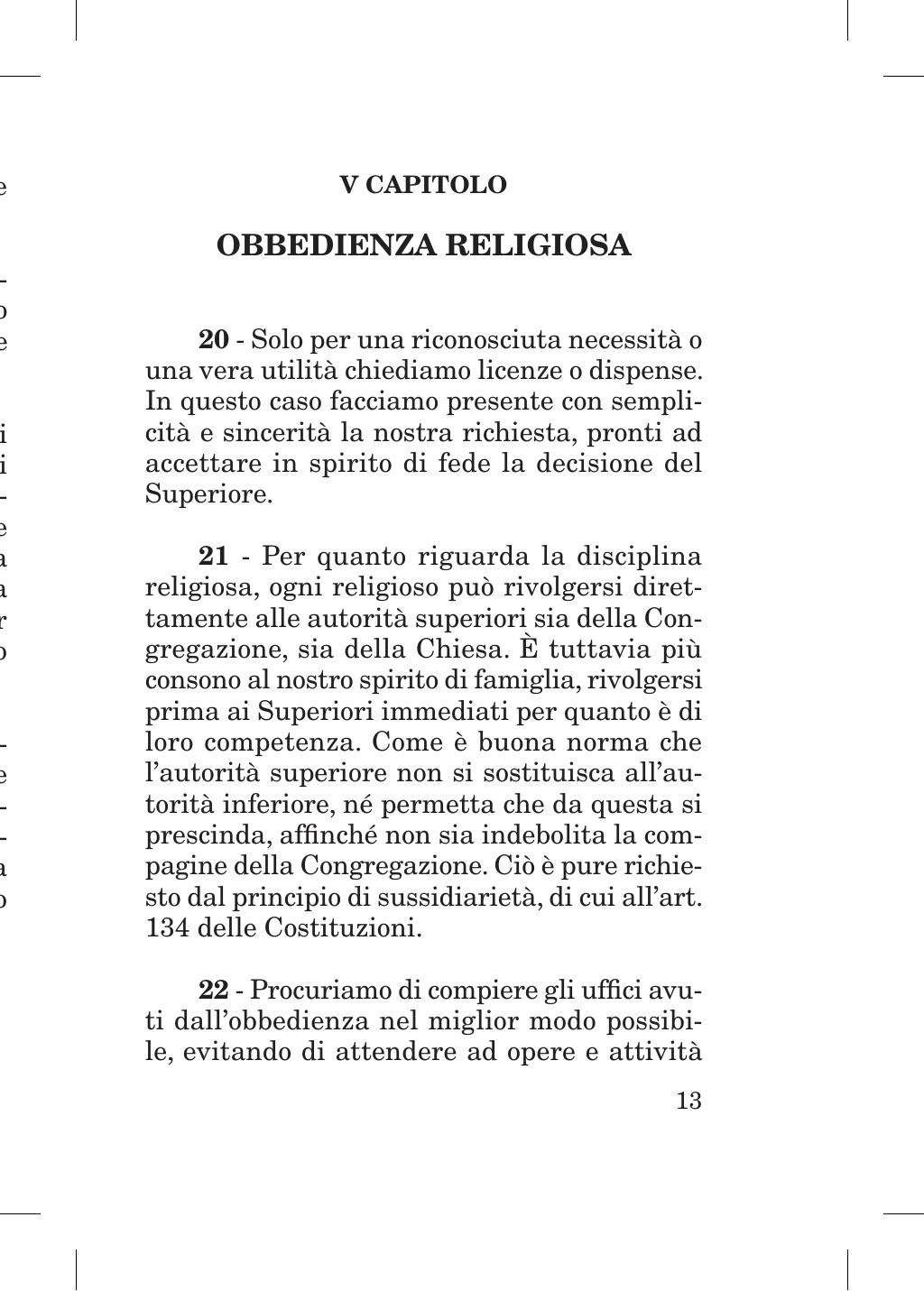 Piccola Opera della Divina Provvidenza, Norme dei figli della Divina Provvidenza (don Orione), Roma, 2018, pagina 13