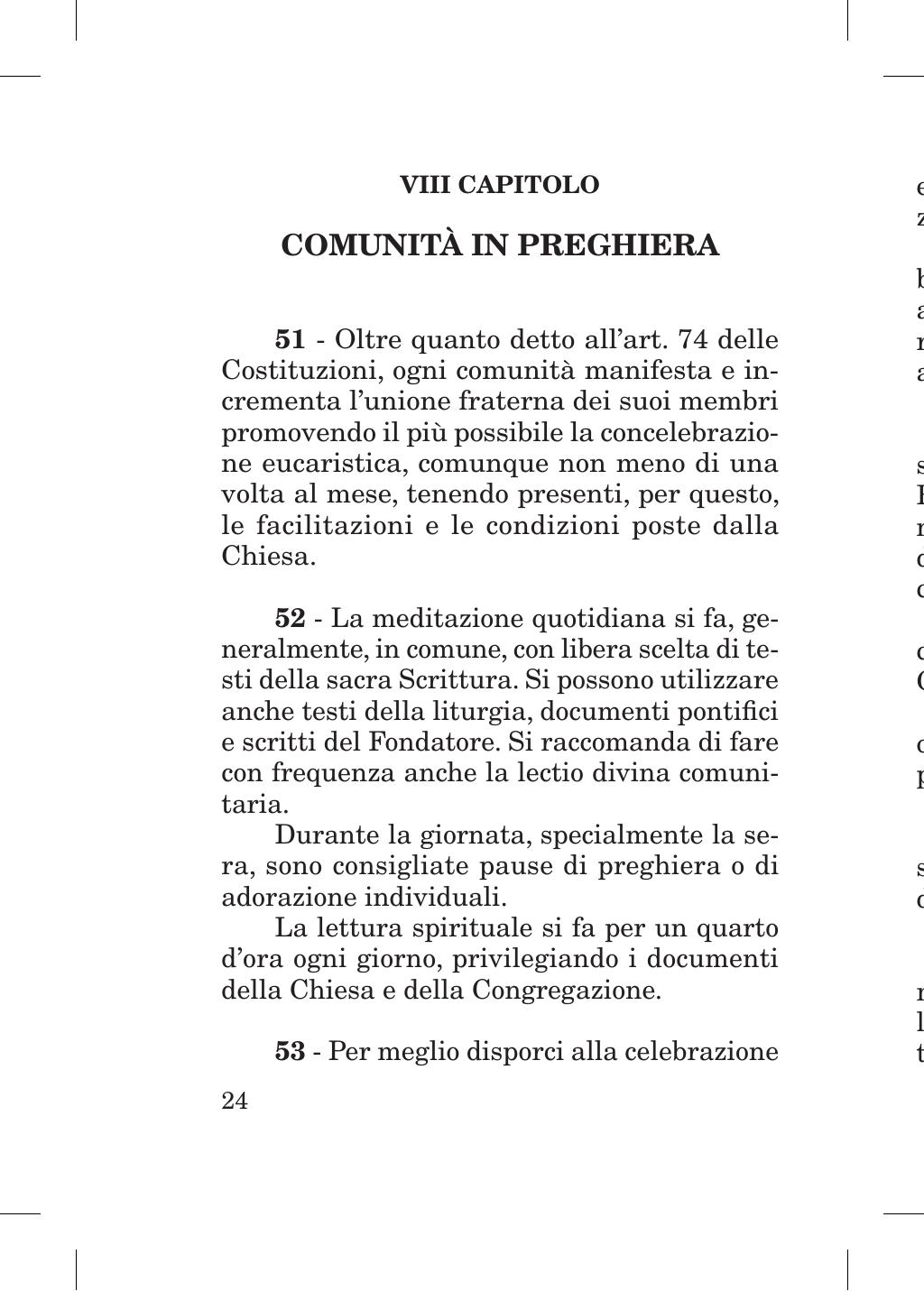 Piccola Opera della Divina Provvidenza, Norme dei figli della Divina Provvidenza (don Orione), Roma, 2018, pagina 24