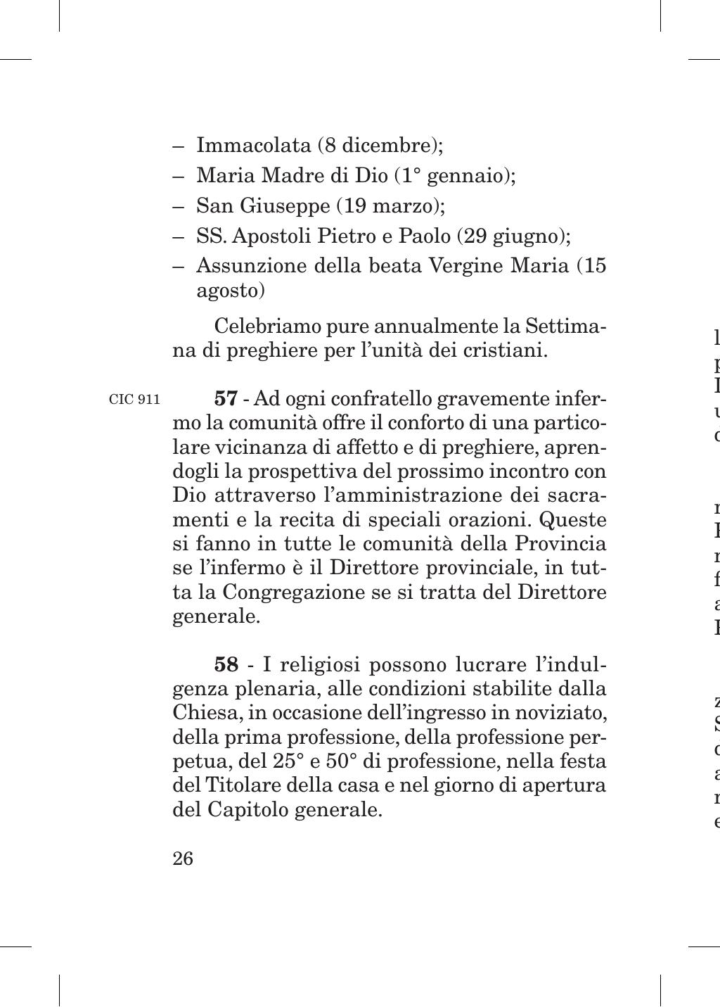 Piccola Opera della Divina Provvidenza, Norme dei figli della Divina Provvidenza (don Orione), Roma, 2018, pagina 26