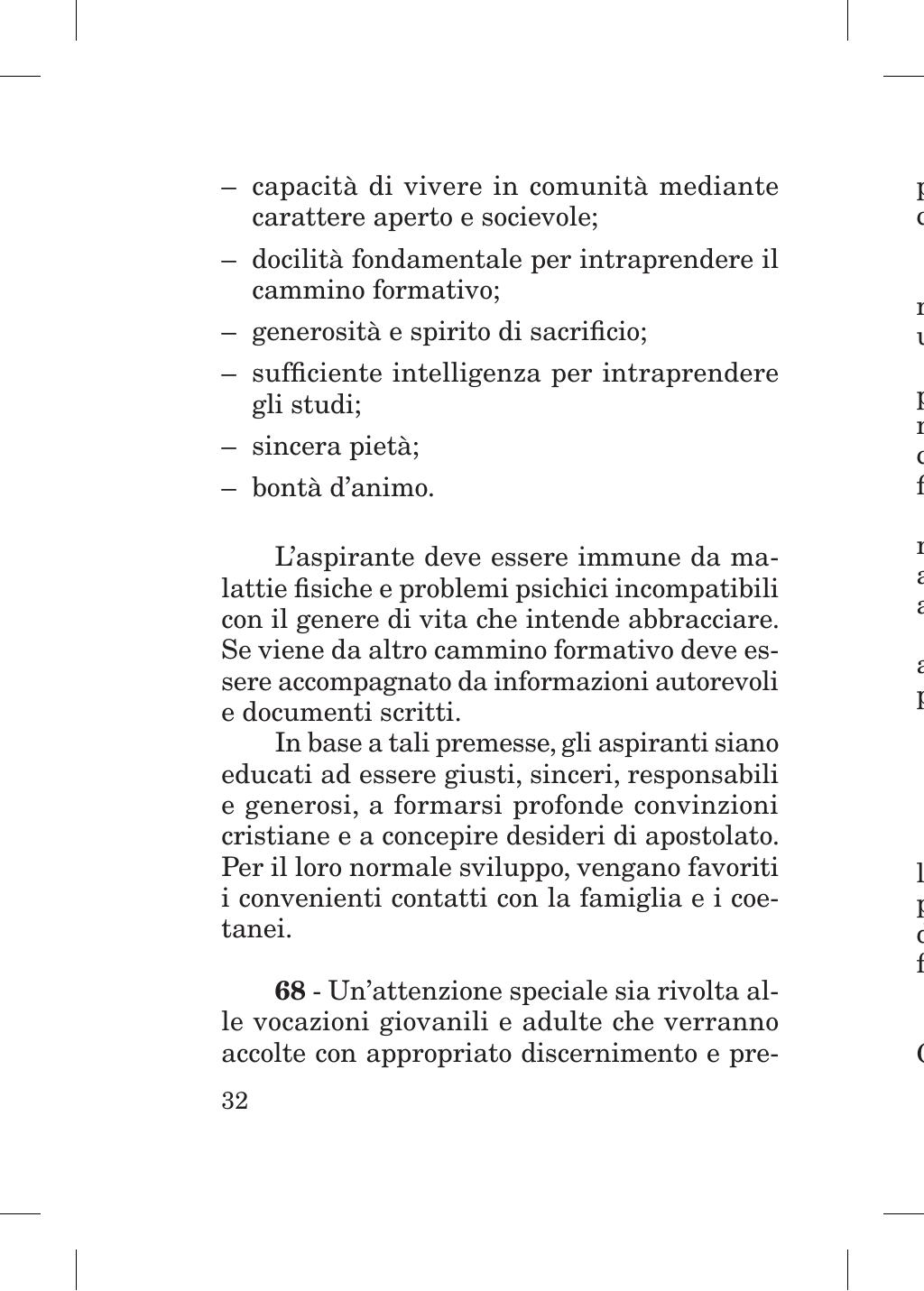 Piccola Opera della Divina Provvidenza, Norme dei figli della Divina Provvidenza (don Orione), Roma, 2018, pagina 32