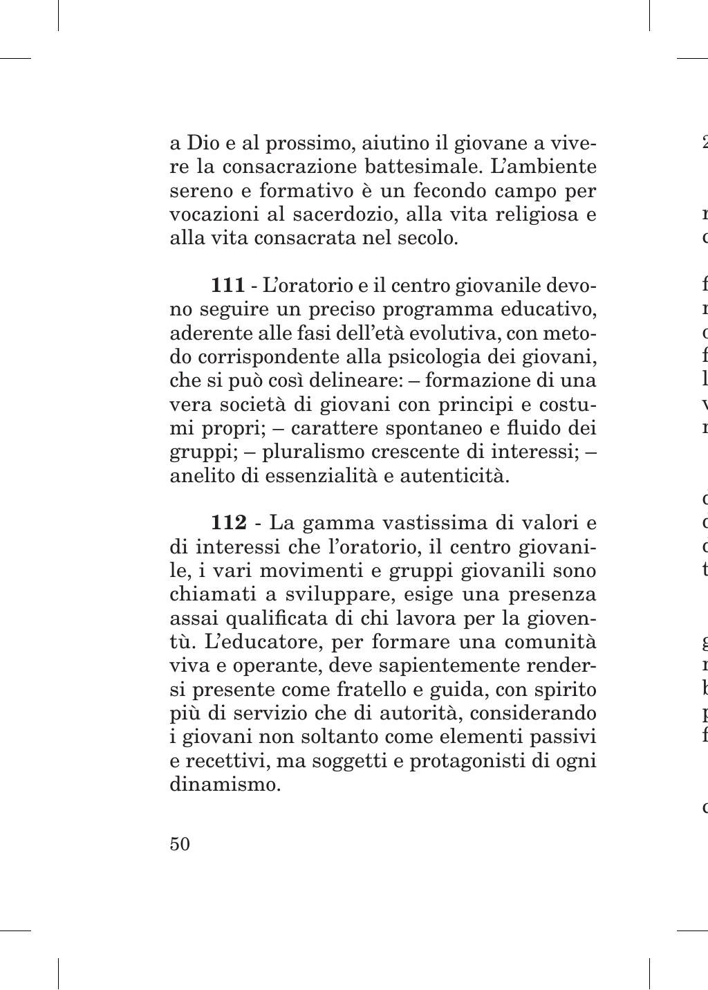 Piccola Opera della Divina Provvidenza, Norme dei figli della Divina Provvidenza (don Orione), Roma, 2018, pagina 50