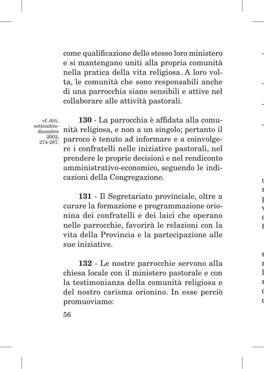 Piccola Opera della Divina Provvidenza, Norme dei figli della Divina Provvidenza (don Orione), Roma, 2018, pagina 56