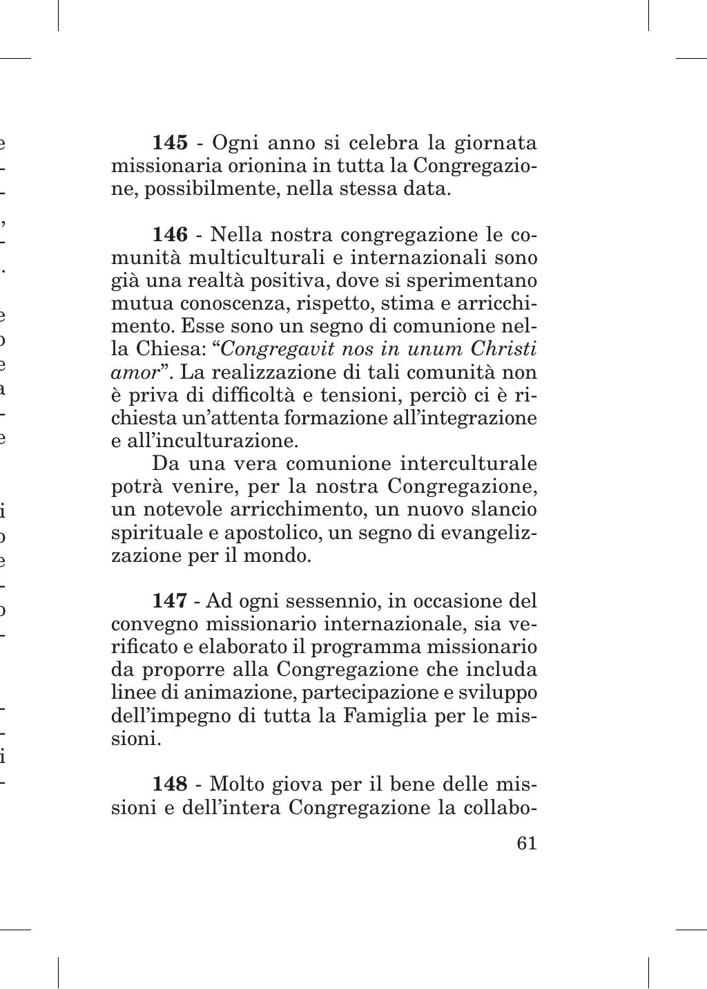 Piccola Opera della Divina Provvidenza, Norme dei figli della Divina Provvidenza (don Orione), Roma, 2018, pagina 61