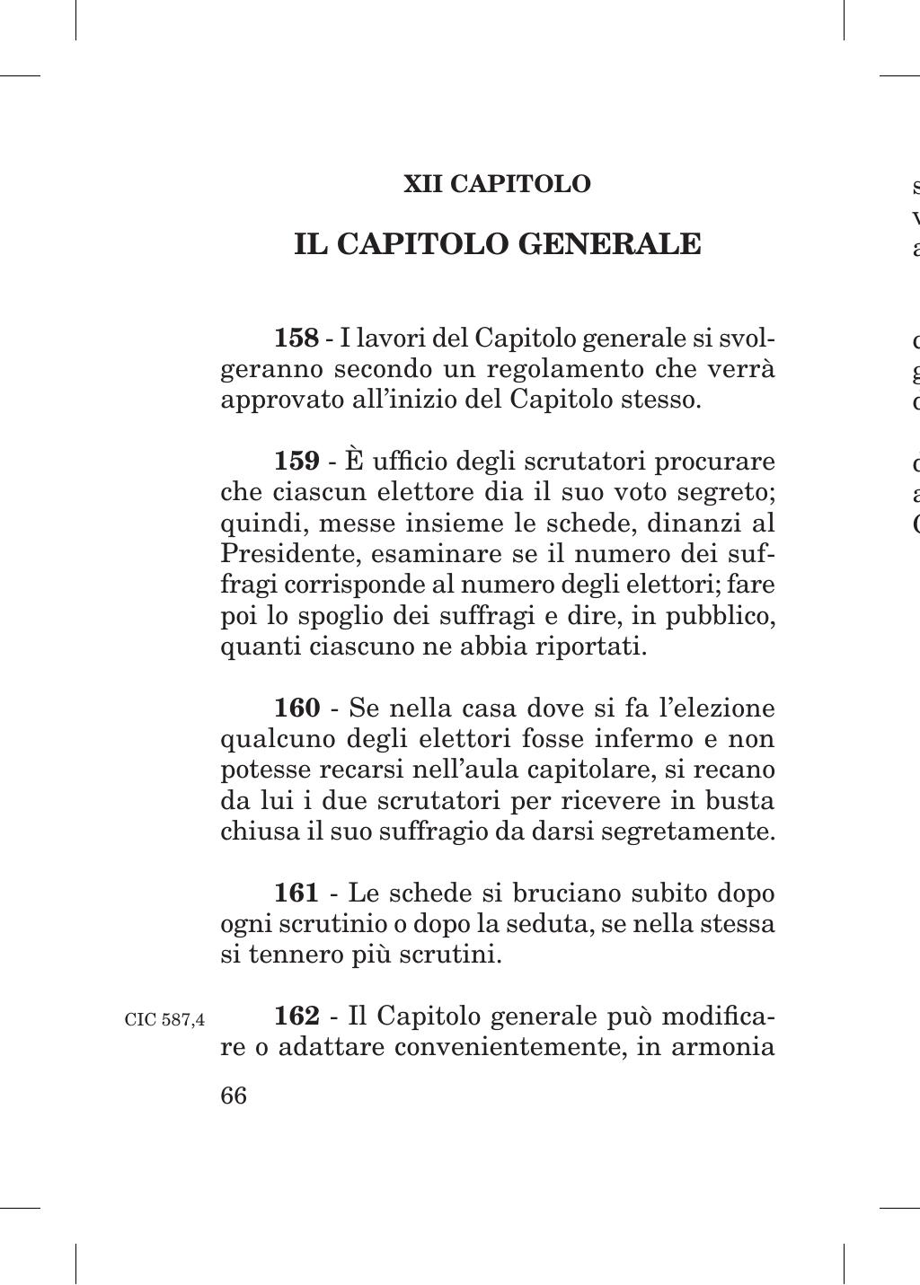 Piccola Opera della Divina Provvidenza, Norme dei figli della Divina Provvidenza (don Orione), Roma, 2018, pagina 66