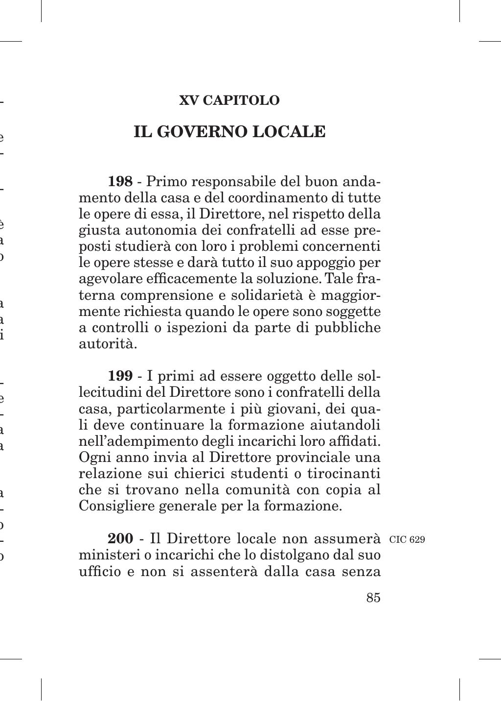 Piccola Opera della Divina Provvidenza, Norme dei figli della Divina Provvidenza (don Orione), Roma, 2018, pagina 85