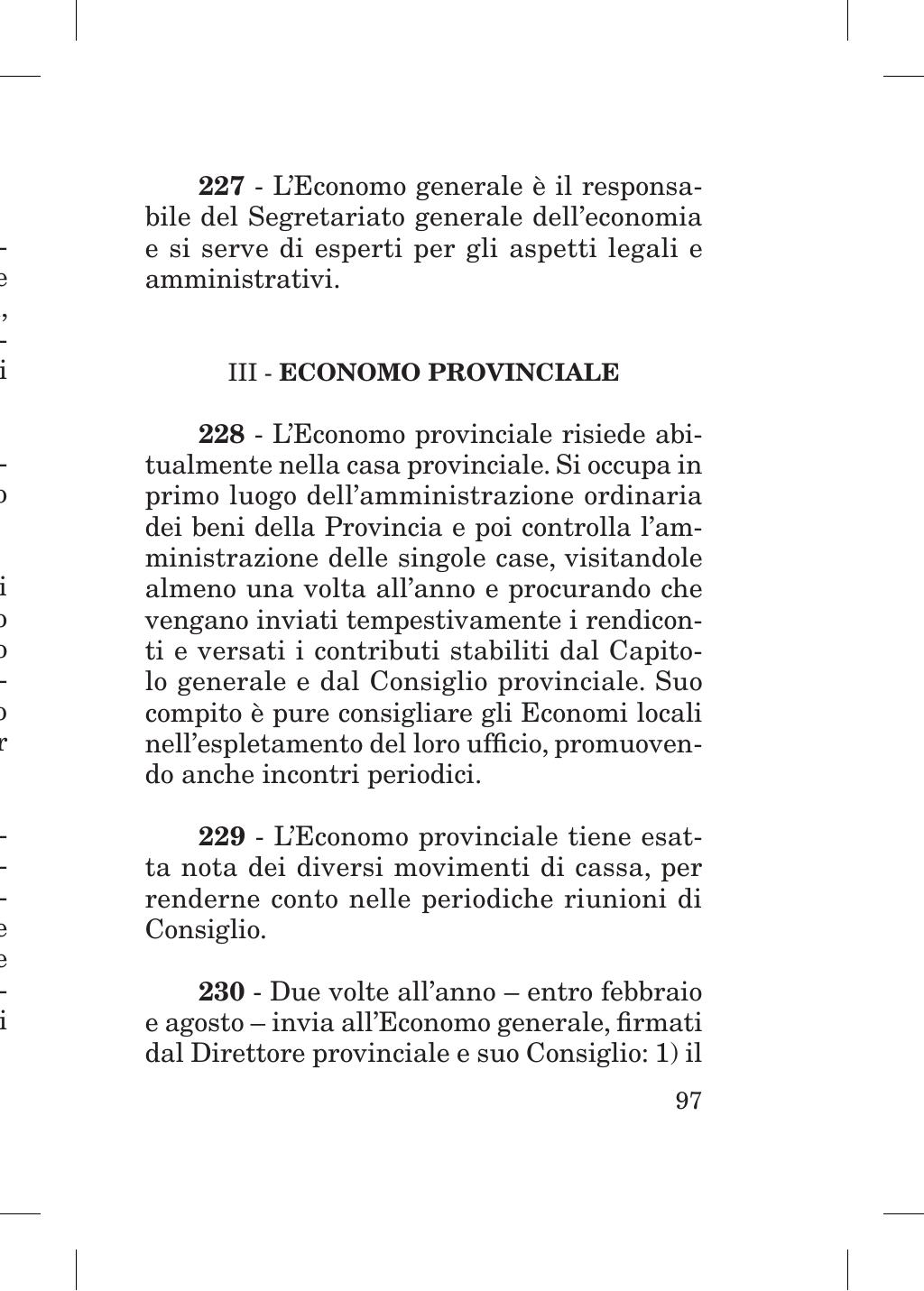 Piccola Opera della Divina Provvidenza, Norme dei figli della Divina Provvidenza (don Orione), Roma, 2018, pagina 97