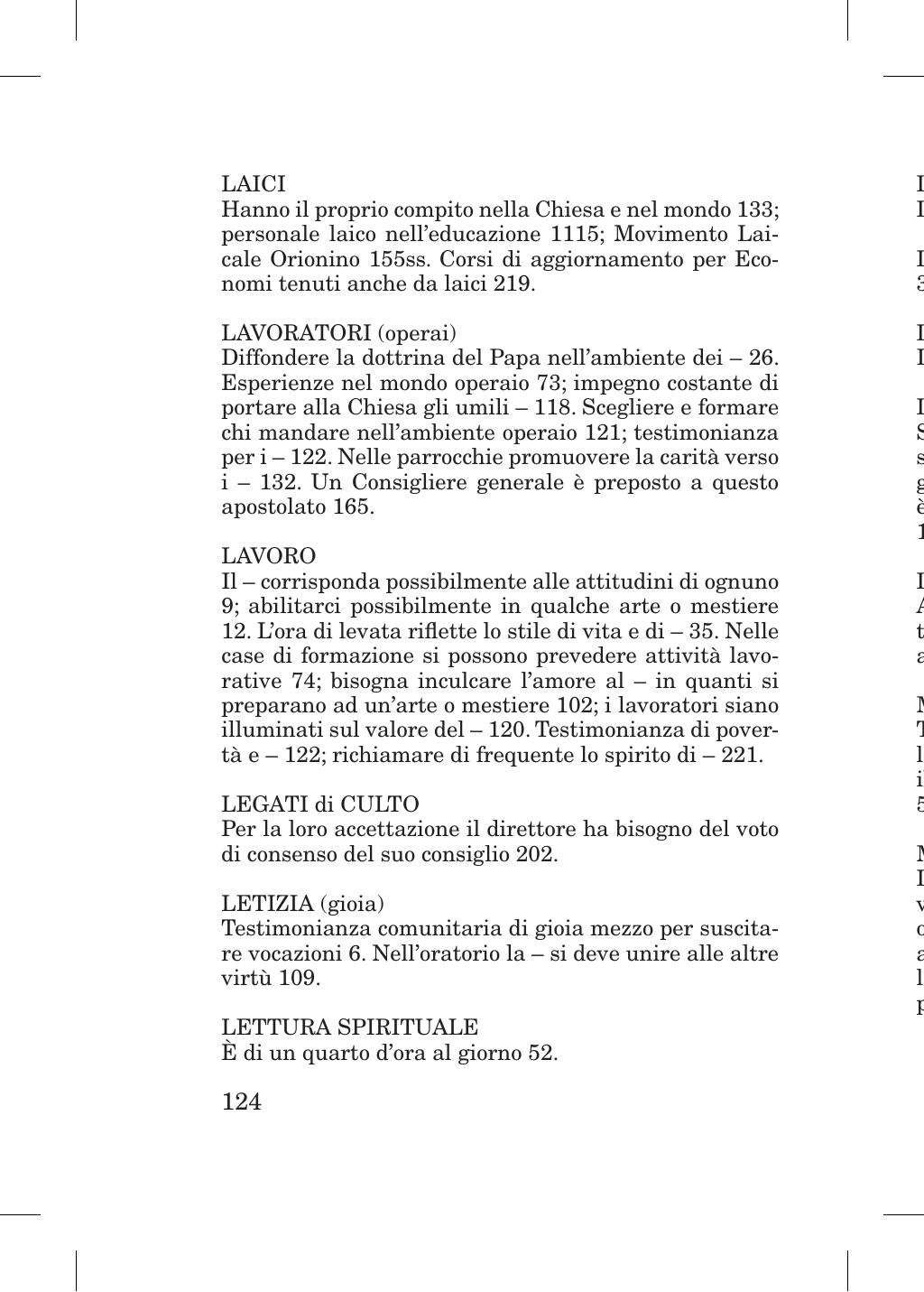 Piccola Opera della Divina Provvidenza, Norme dei figli della Divina Provvidenza (don Orione), Roma, 2018, pagina 124