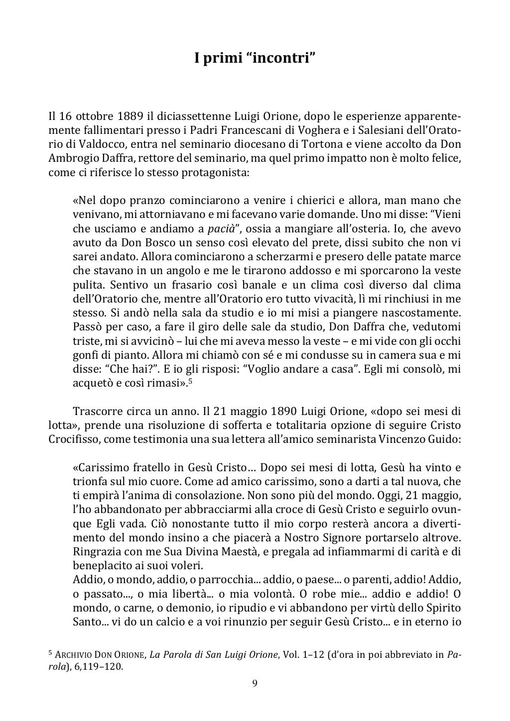 <<Il nemico d'ogni bene>> San Luigi Orione esorcista, Roma, 18/10/2020, pagina 9