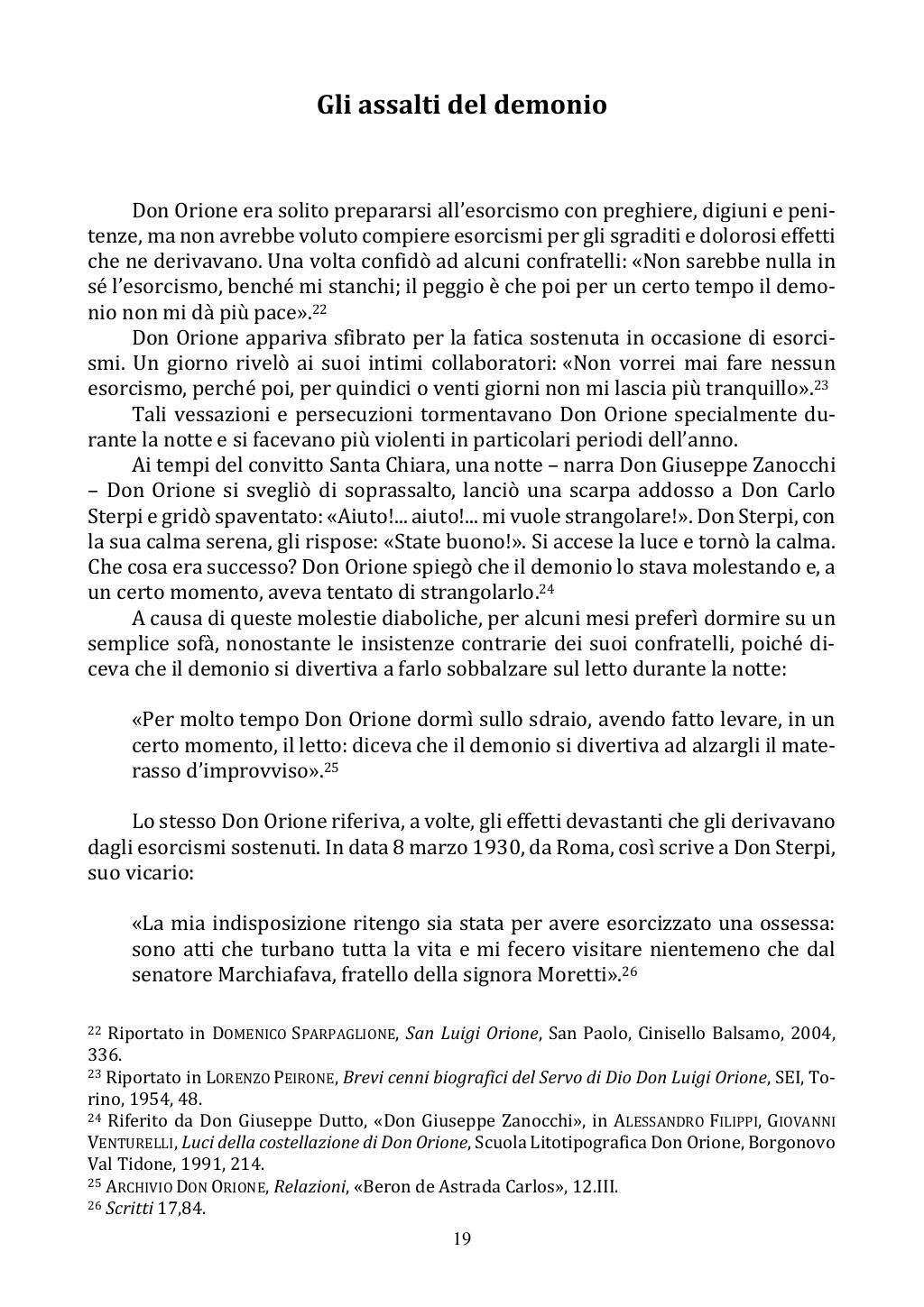 <<Il nemico d'ogni bene>> San Luigi Orione esorcista, Roma, 18/10/2020, pagina 19