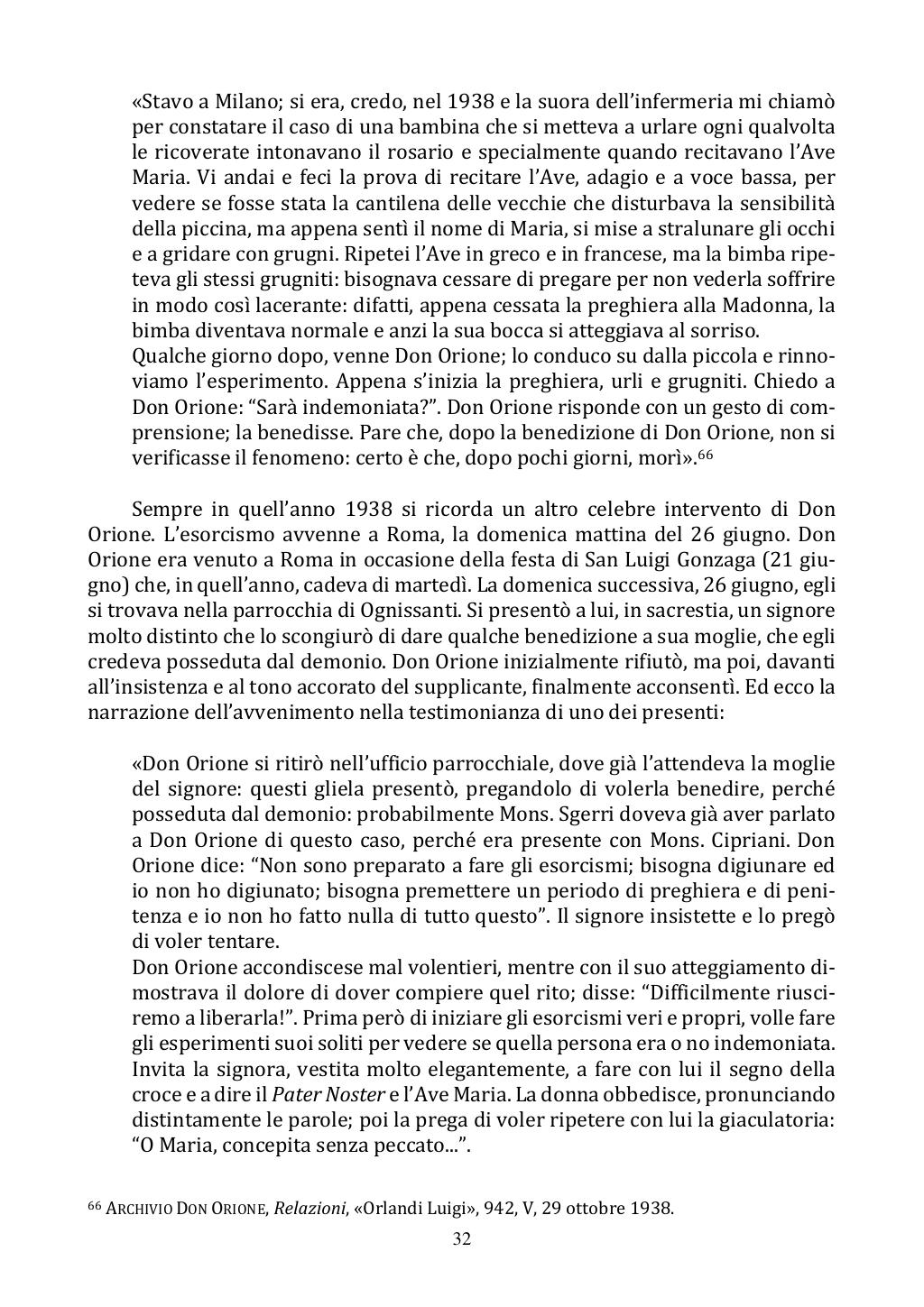 <<Il nemico d'ogni bene>> San Luigi Orione esorcista, Roma, 18/10/2020, pagina 32