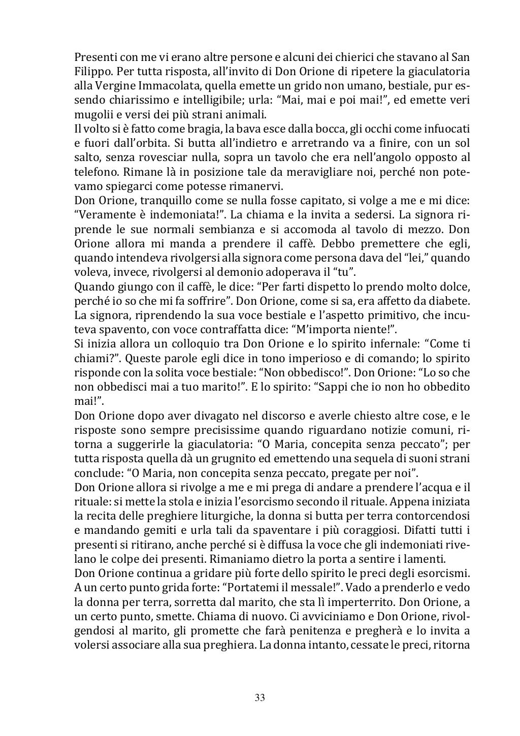<<Il nemico d'ogni bene>> San Luigi Orione esorcista, Roma, 18/10/2020, pagina 33
