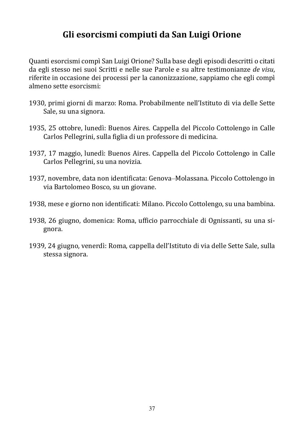 <<Il nemico d'ogni bene>> San Luigi Orione esorcista, Roma, 18/10/2020, pagina 37
