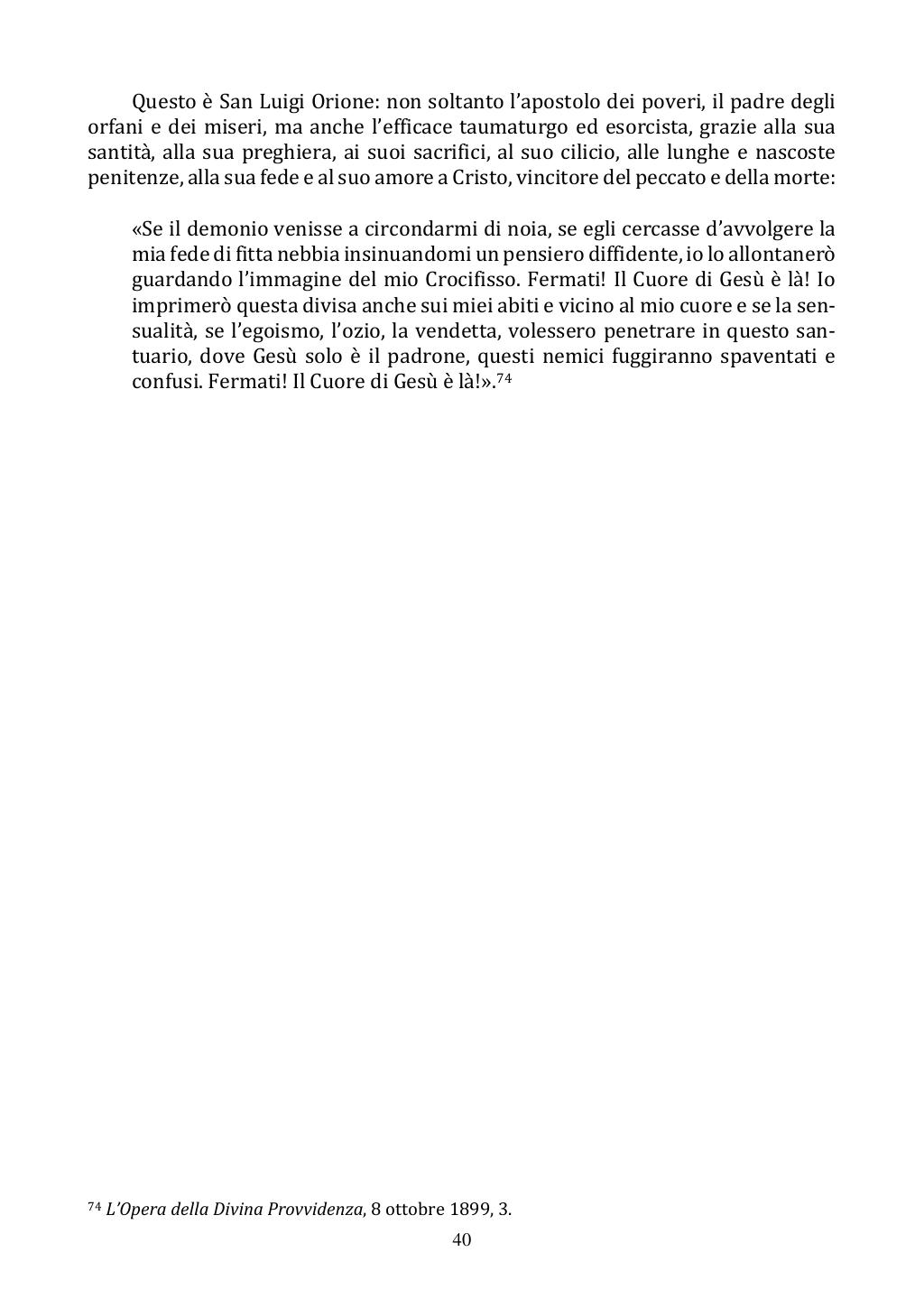 <<Il nemico d'ogni bene>> San Luigi Orione esorcista, Roma, 18/10/2020, pagina 40