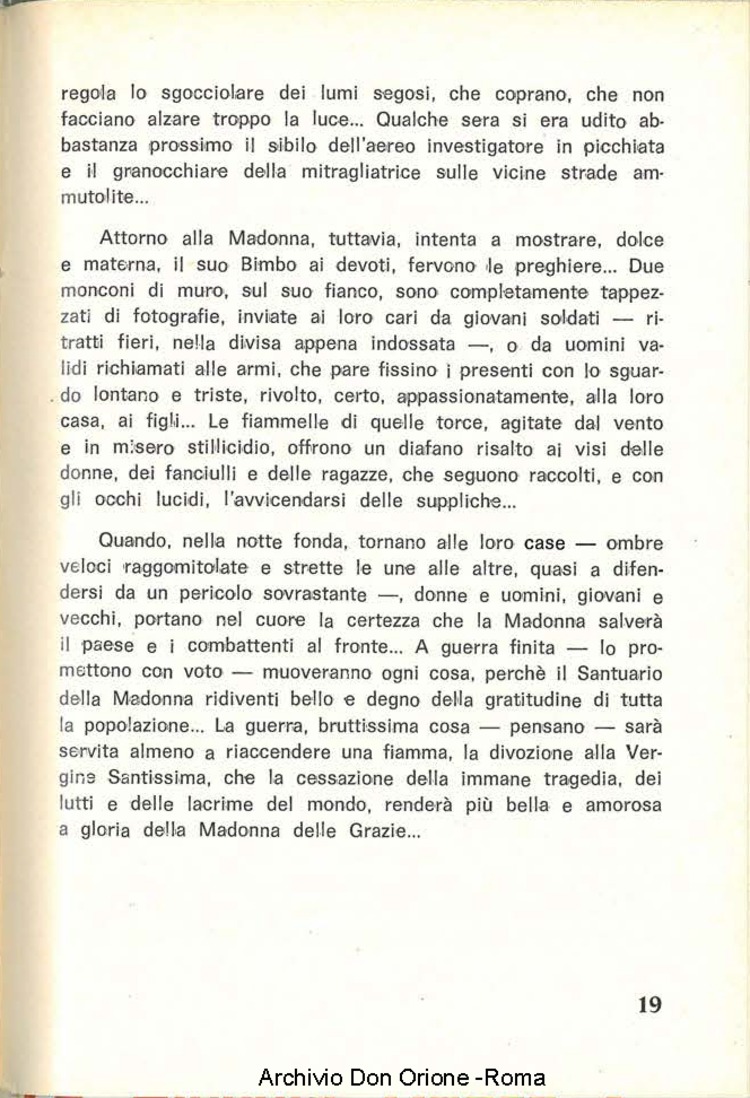 Santuario della Madonna delle Grazie di S. Agostinoi in Casei Gerola (PV). Cenni storici e preghiere, 29-8-1969, pagina 21