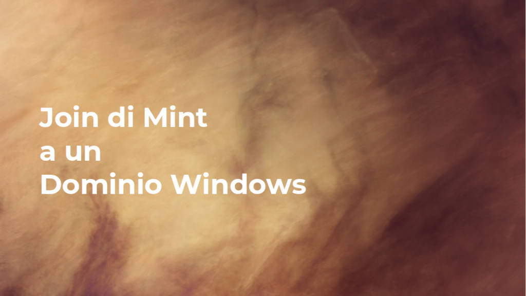 Join di Mint a un Dominio Windows: copertina