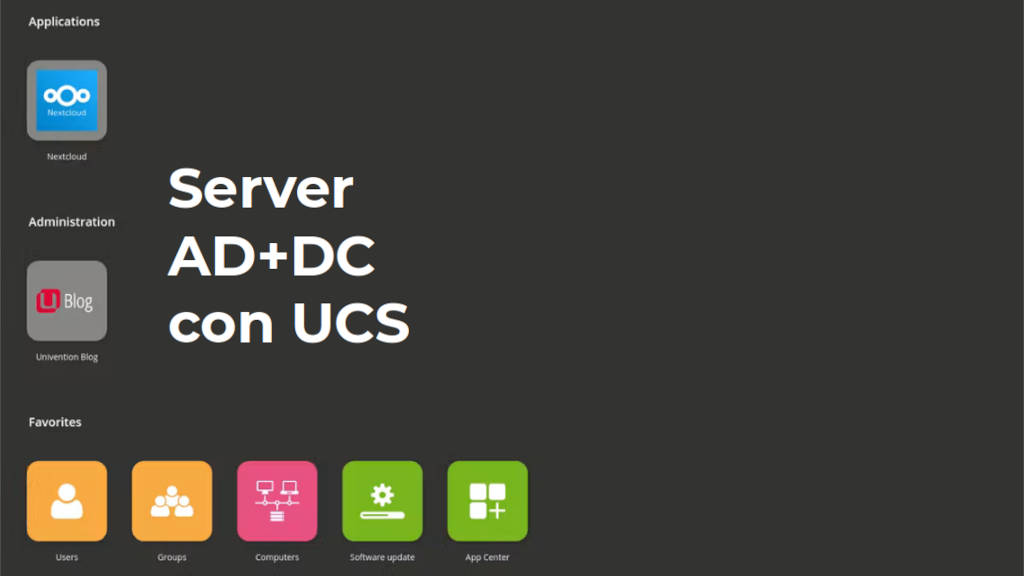 Server AD+DC con UCS: copertina