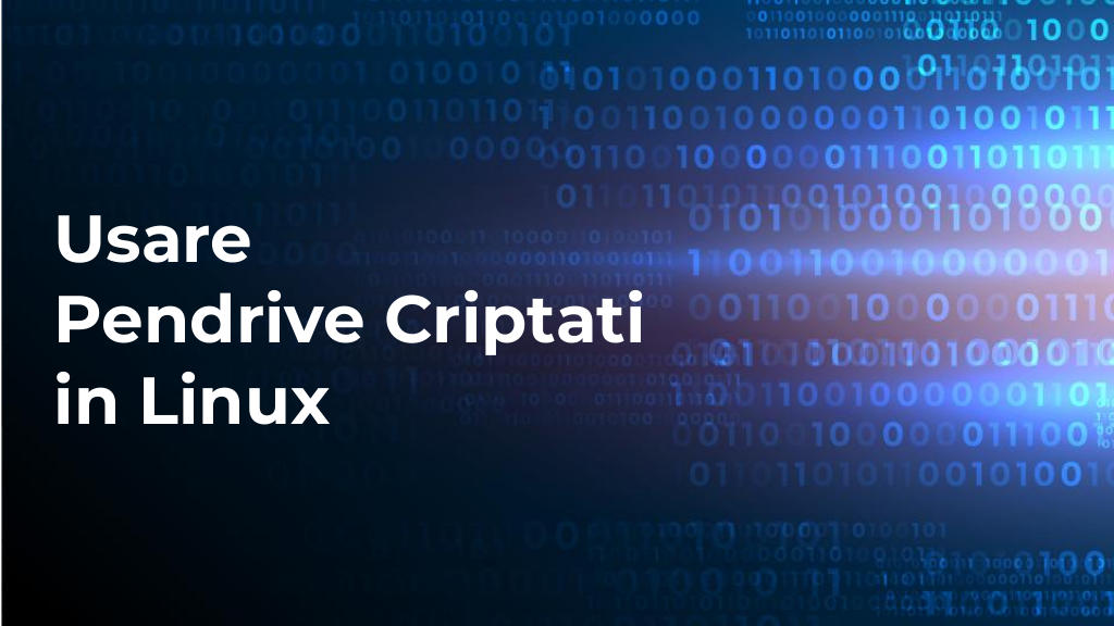 Copertina: criptare un disco in Linux